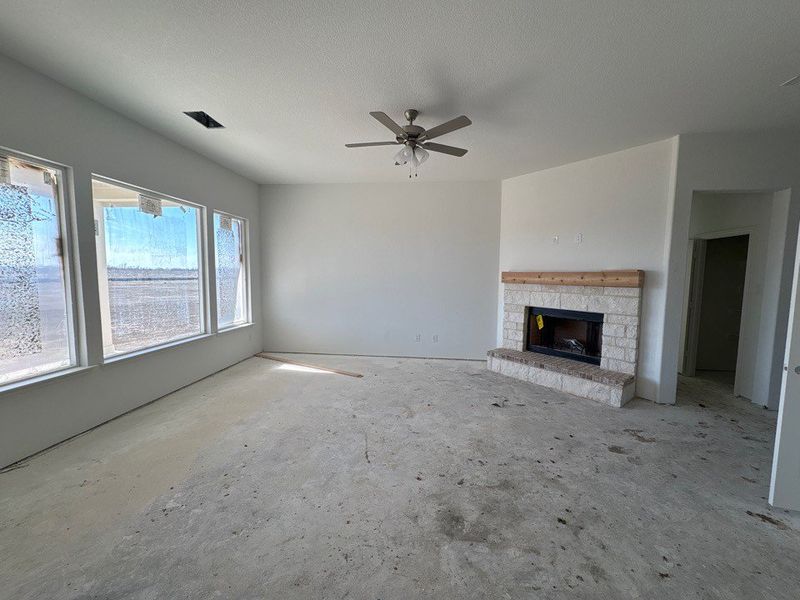 In-progress construction of a new home in Clear Sky Addition, Valley View, TX (Image 5).