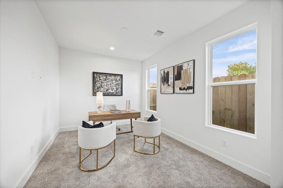 Furnished interior view inside a new home in , Houston (Image 10). Furnished interior view inside a new home in , Houston (Image 10).