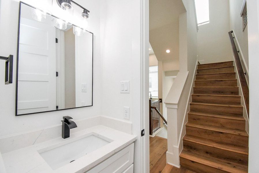 Furnished interior view inside a new home in , Houston (Image 9).