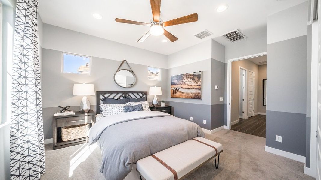 Furnished interior view inside a new home in Estrella, Goodyear (Image 37).