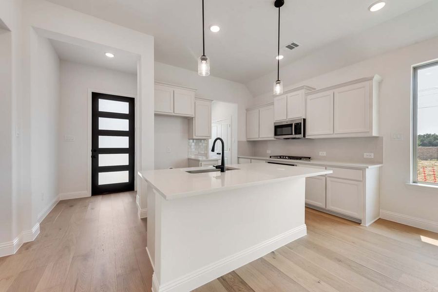 Representative furnished interior of a home built from the Granary by Pacesetter Homes in La Terra at Uptown Celina, Celina (Image 9).