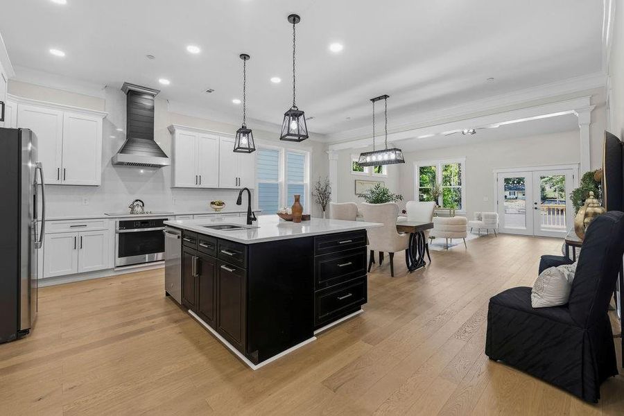 Furnished interior view inside a new home in , Marietta (Image 10).
