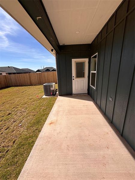 Exterior details and patio area of a home in , Abilene (Image 14).