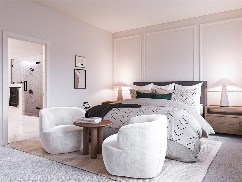 Furnished interior view inside a new home in , Ocala (Image 8).