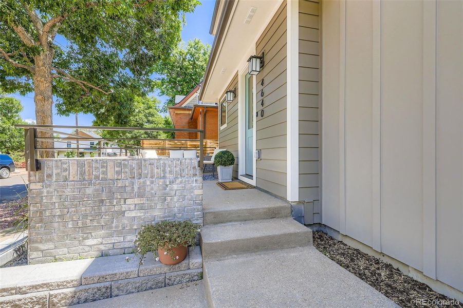 Exterior details and patio area of a home in , Denver (Image 25).
