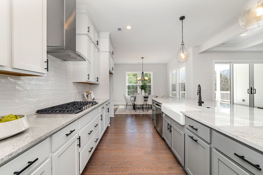 Representative furnished interior of a home built from the Madison by Greybrook Homes in Harbor Watch, Statesville (Image 16).