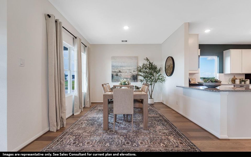Furnished interior view inside a new home in Austin Point, Richmond (Image 8).