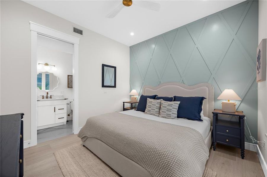 Furnished interior view inside a new home in , Sarasota (Image 8).