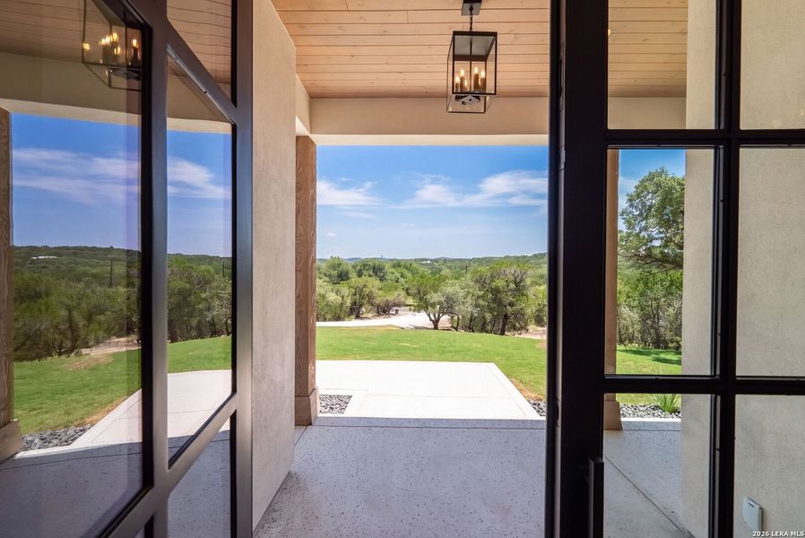 Exterior details and patio area of a home in , Boerne (Image 31).