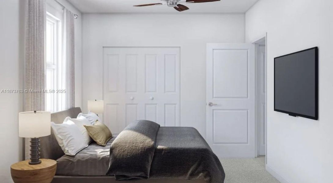 Furnished interior view inside a new home in Acacia Groves, Miami (Image 10). Furnished interior view inside a new home in Acacia Groves, Miami (Image 10).