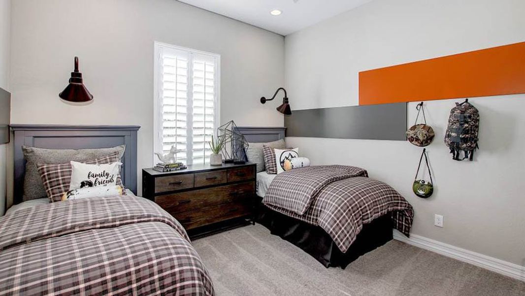 Representative furnished interior of a home built from the Appaloosa by Taylor Morrison in Victory at Verrado Venture II Collection 55+, Buckeye (Image 17).