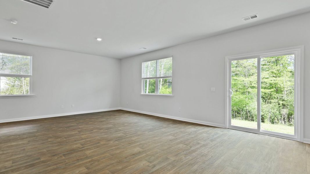 Representative unfurnished interior of a home built from the GALEN by D.R. Horton in Lakeview at Kitfield, Moncks Corner (Image 17).