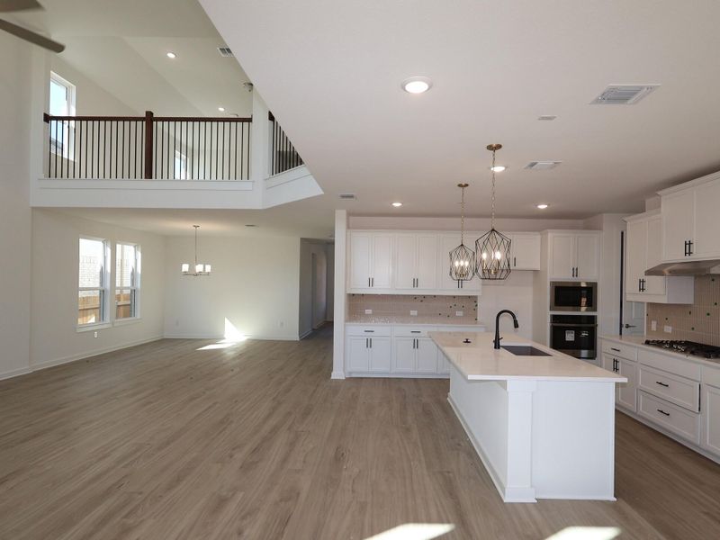 Furnished interior view inside a new home in Edgewood, Leander (Image 10). Furnished interior view inside a new home in Edgewood, Leander (Image 10).