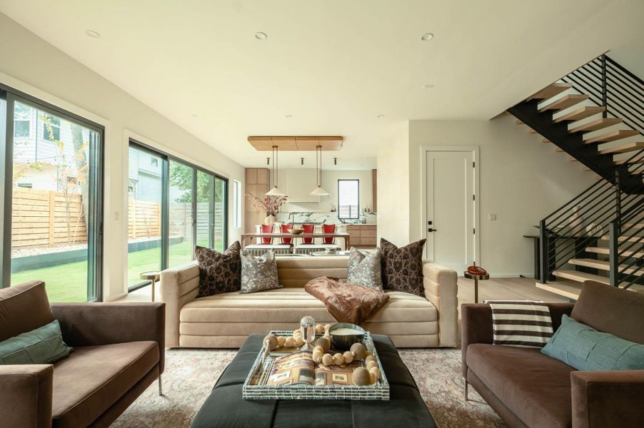 Open concept for entertaining