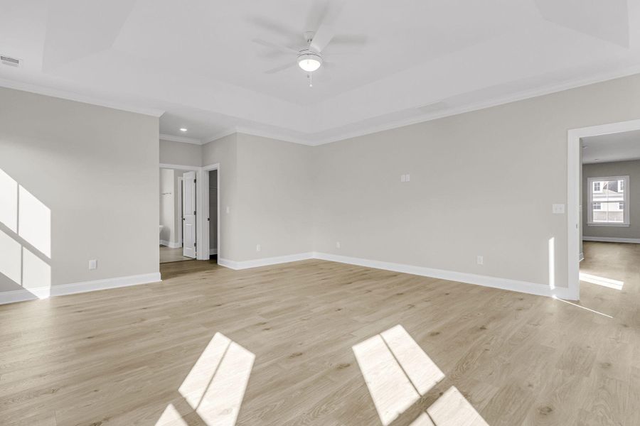 Spacious, unfurnished interior of a new home in Tidewater at Lakes of Cane Bay, Summerville (Image 25). Spacious, unfurnished interior of a new home in Tidewater at Lakes of Cane Bay, Summerville (Image 25).