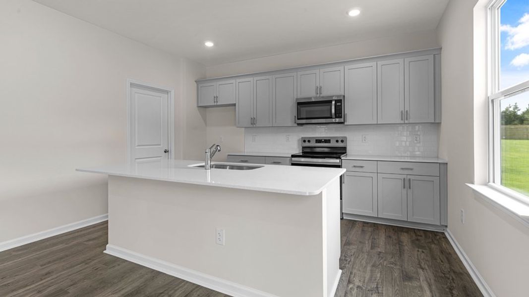 Furnished interior view inside a new home in Baker Farm, Youngsville (Image 7).