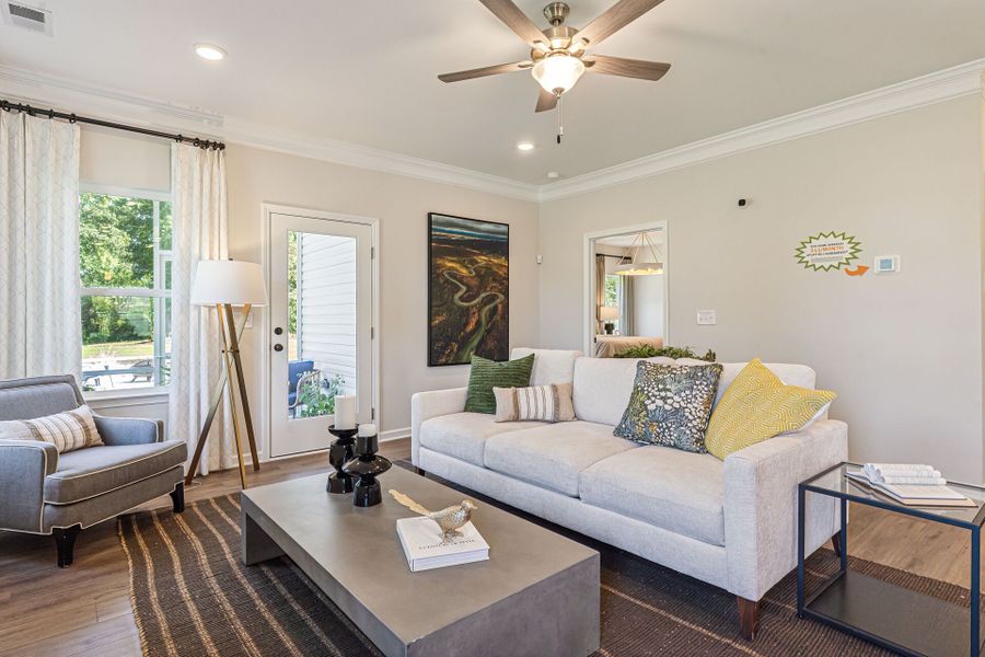 Furnished interior view inside a new home in Lemon Springs Estates, Sanford (Image 7).