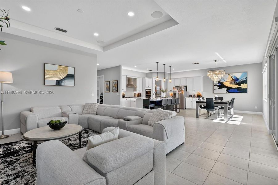 Furnished interior view inside a new home in , Port St. Lucie (Image 43).