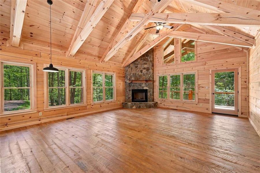In-progress construction of a new home in , Cherry Log, GA (Image 26).