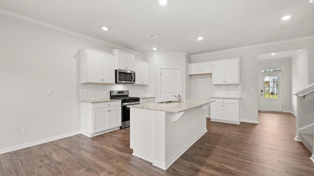 Furnished interior view inside a new home in Liberty Crossing, Braselton (Image 7).