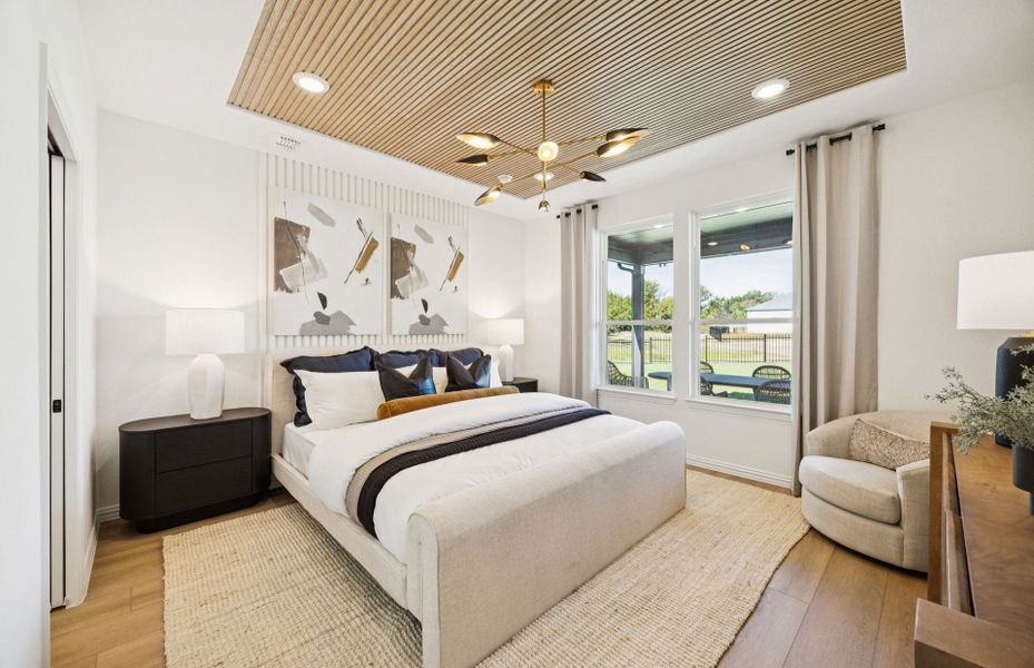 Furnished interior view inside a new home in Del Webb at Trinity Falls, McKinney (Image 8).