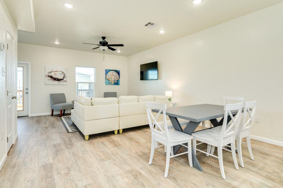 Furnished interior view inside a new home in , Surfside Beach (Image 11). Furnished interior view inside a new home in , Surfside Beach (Image 11).