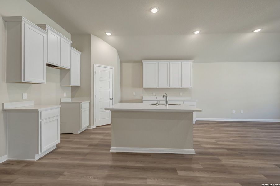 Furnished interior view inside a new home in Hunters Ranch, San Antonio (Image 7).