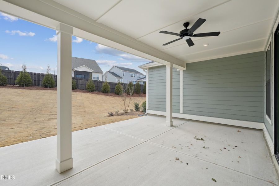 Actual Home - Back Patio Actual Home - Back Patio