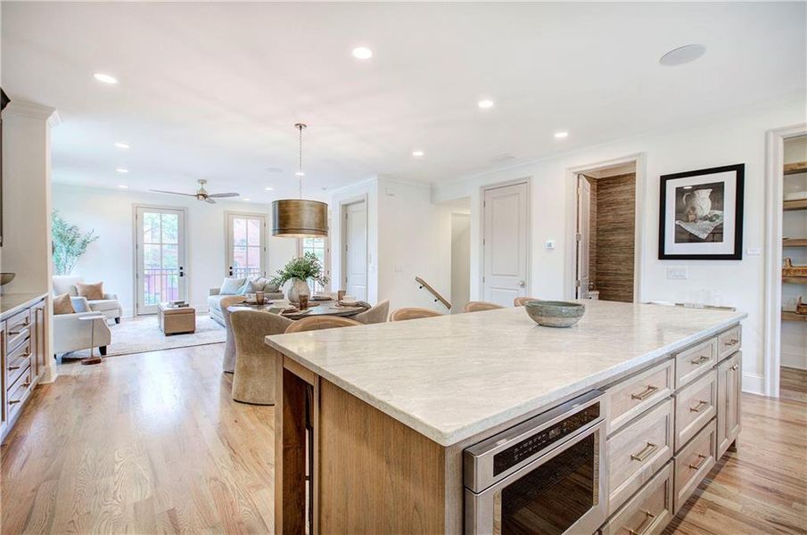 Furnished interior view inside a new home in , Cartersville (Image 8).