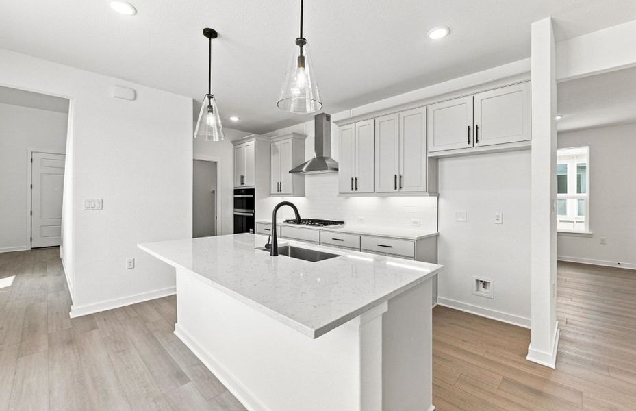 Furnished interior view inside a new home in Del Webb Austin at Lost Pines, Bastrop (Image 7).