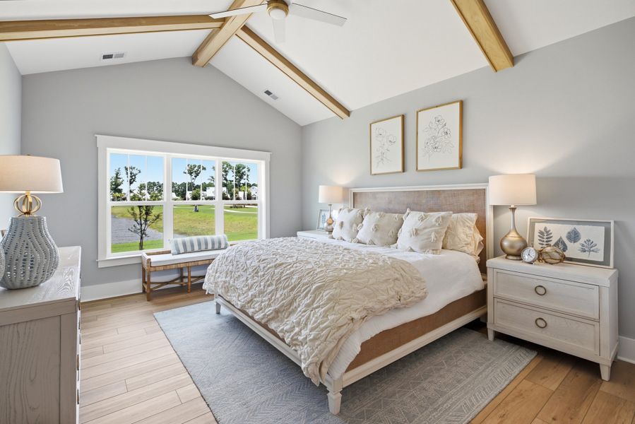 Furnished interior view inside a new home in The Sanctuary at Sunset Beach, Sunset Beach (Image 38).