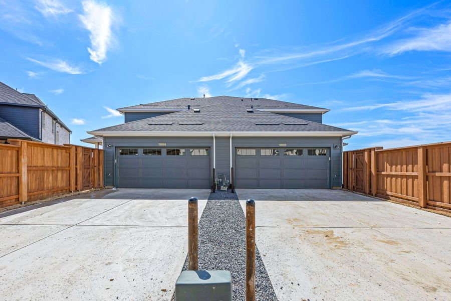 Exterior details and patio area of a home in Fields, Frisco (Image 29). Exterior details and patio area of a home in Fields, Frisco (Image 29).