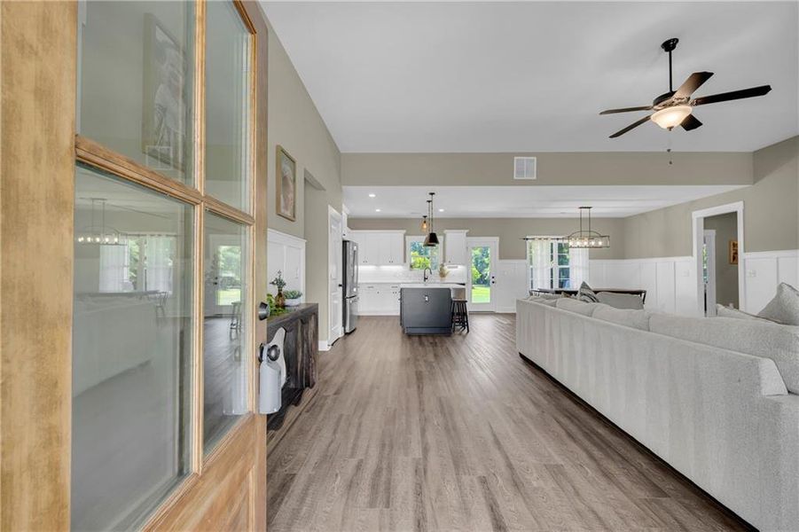 Furnished interior view inside a new home in , Social Circle (Image 34).
