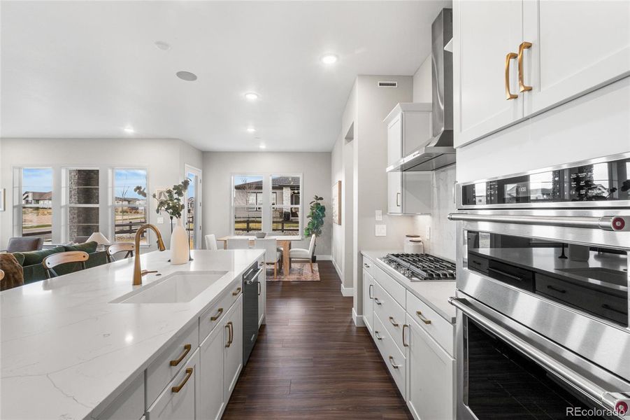 Furnished interior view inside a new home in Hilltop at Inspiration, Aurora (Image 10).