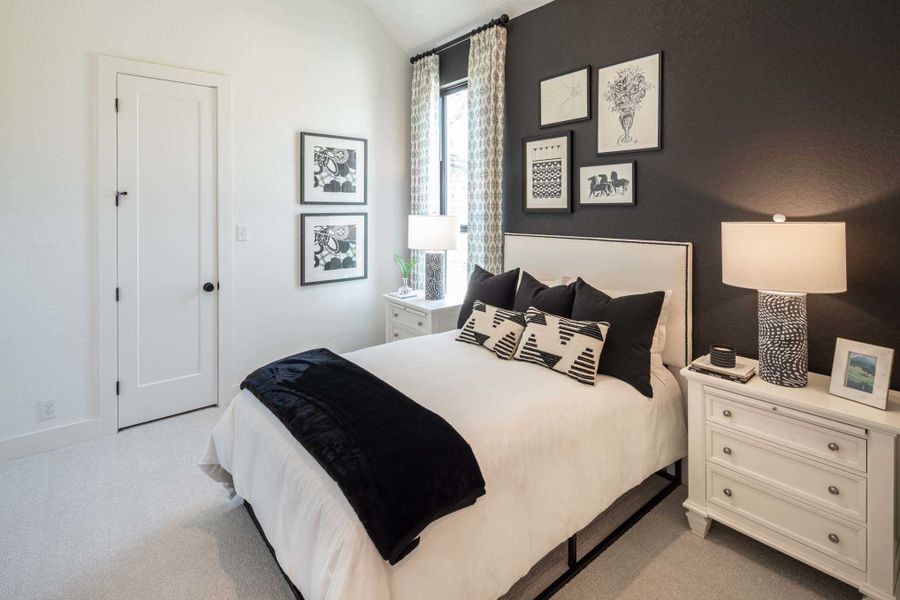 Representative furnished interior of a home built from the 216G by Highland Homes in Quail Hollow, Rockwall (Image 44).
