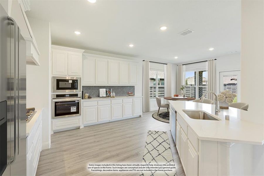 Furnished interior view inside a new home in Union Park Classic 55, Little Elm (Image 10).