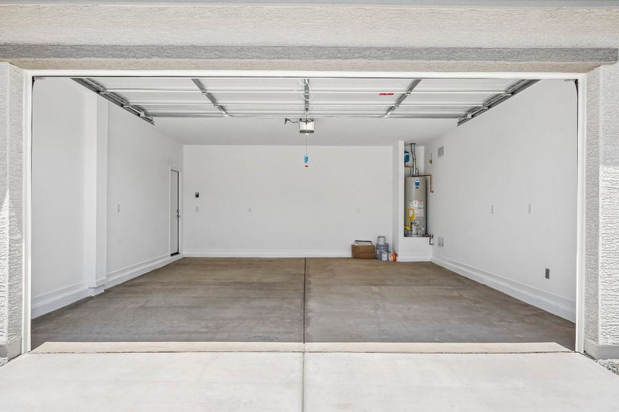 A room with white walls.