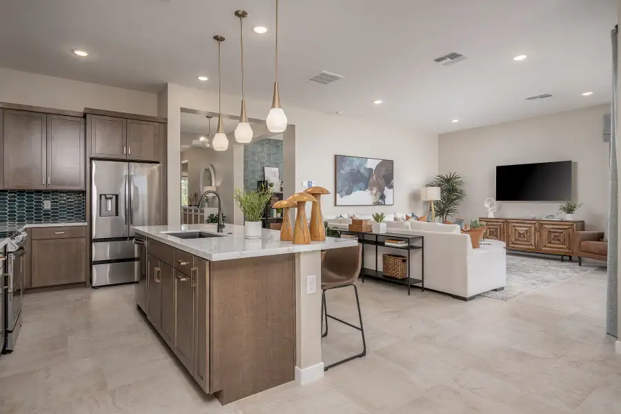Representative furnished interior of a home built from the Pastora by Risewell Homes in Wildera, San Tan Valley (Image 6).