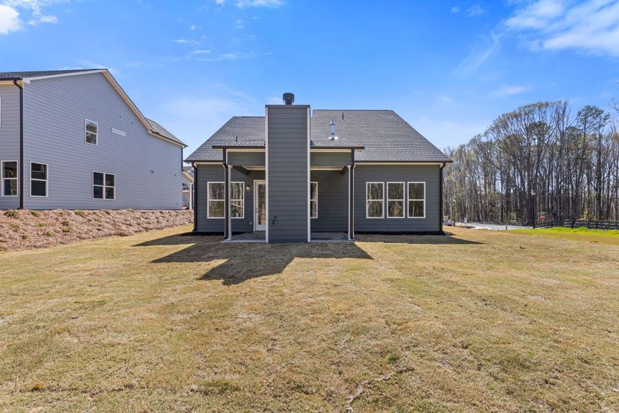 Representative exterior photo of a completed home built from the Danbury by Crawford Creek Communities in Red Bird Manor, Jefferson, GA (Image 27).