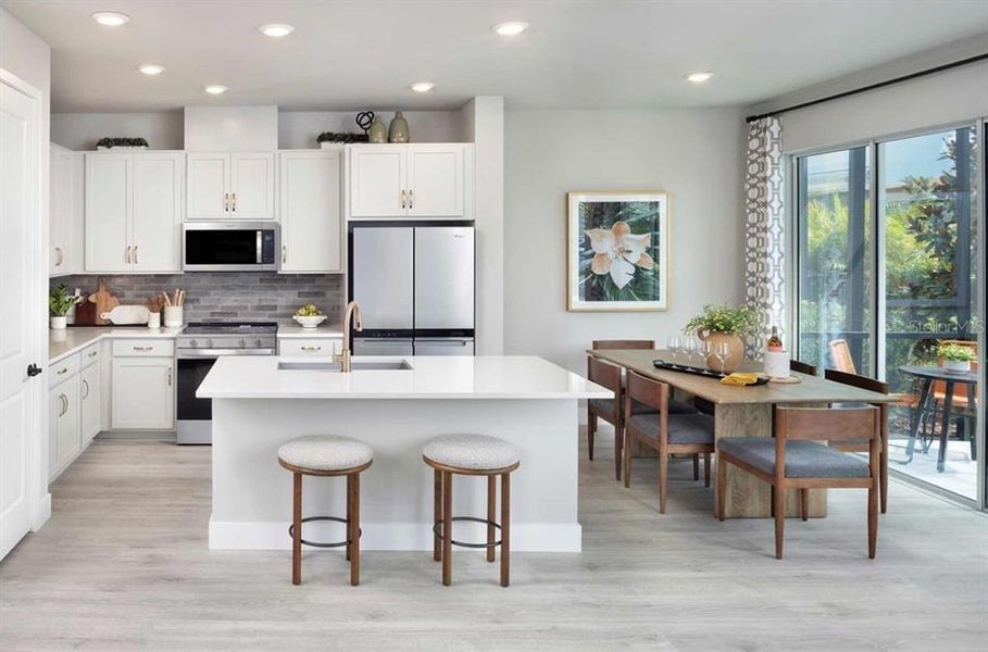 Furnished interior view inside a new home in North River Ranch – Townhomes, Parrish (Image 17).