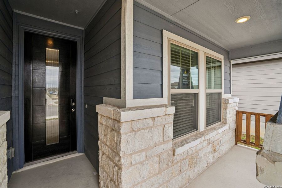 Exterior details and patio area of a home in Catalina, Converse (Image 23).