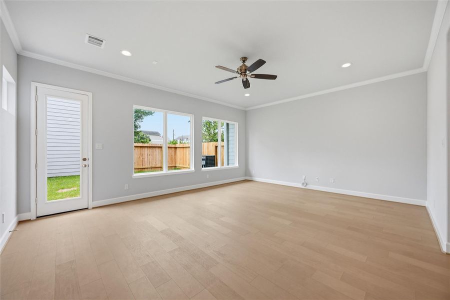 Grand Living: Expansive living area offering ample space for luxurious furnishings and mega-sized media, creating the ultimate destination for relaxation and social soirees.