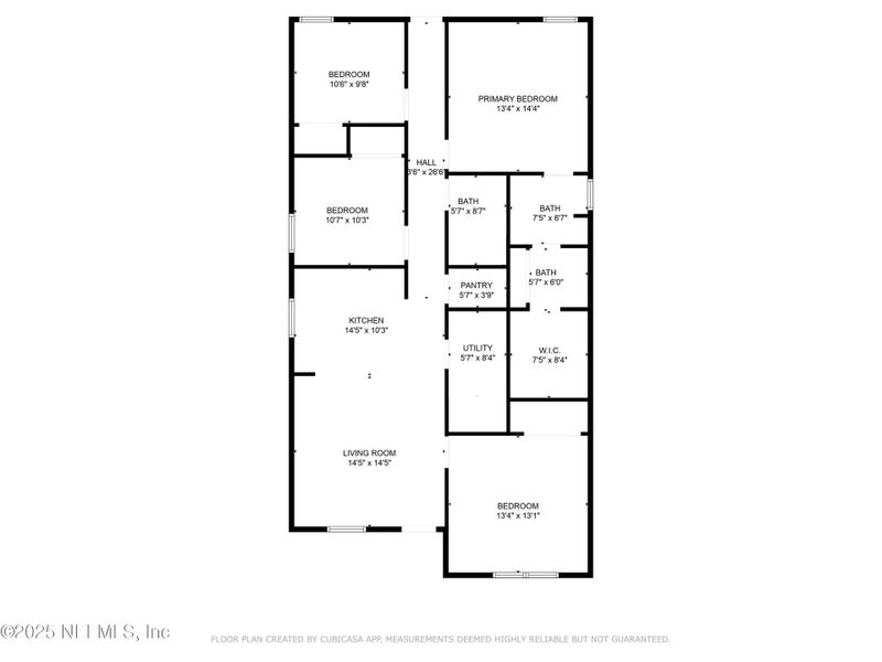 2D floor plan layout of this home in , Gainesville, FL (Image 4). 2D floor plan layout of this home in , Gainesville, FL (Image 4).
