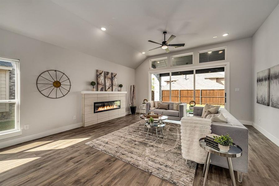 Furnished interior view inside a new home in Edgewood Creek, Celina (Image 12).