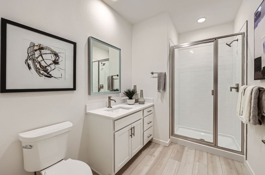 Furnished interior view inside a new home in The Residences at Victory Ridge, Colorado Springs (Image 8).
