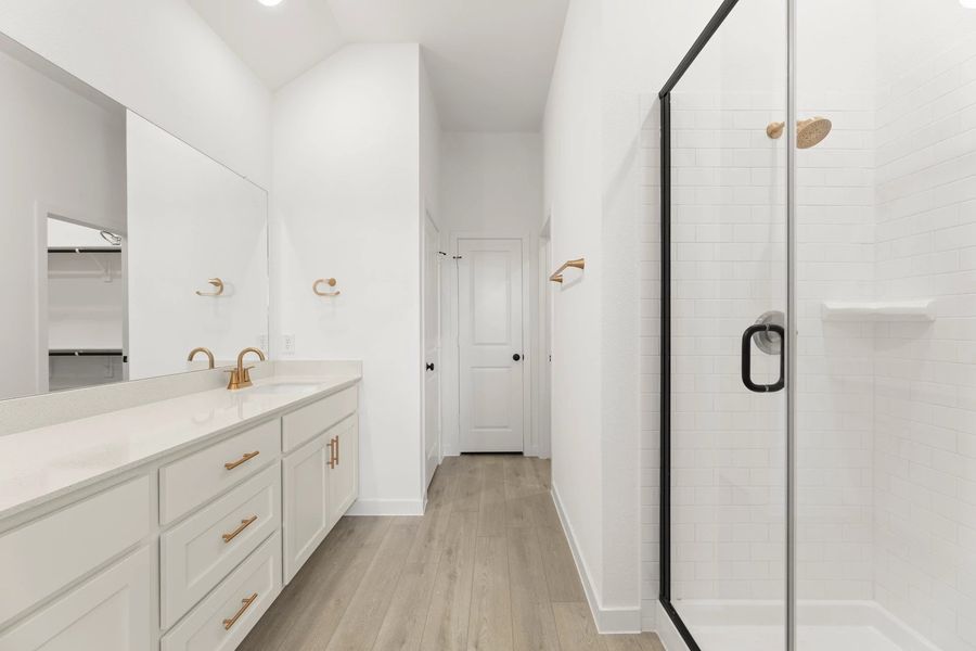 Primary Bathroom featuring the Serene Collection Primary Bathroom featuring the Serene Collection
