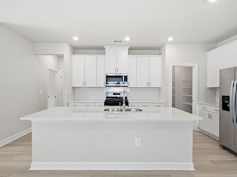Furnished interior view inside a new home in Village at White Pine, Pendleton (Image 4). Furnished interior view inside a new home in Village at White Pine, Pendleton (Image 4).