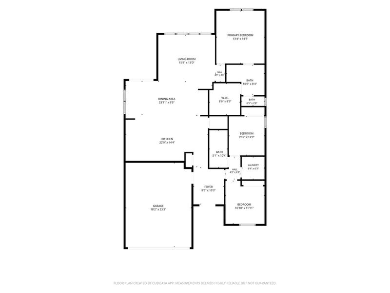 2D floor plan layout of this home in , Pasadena, TX (Image 5).