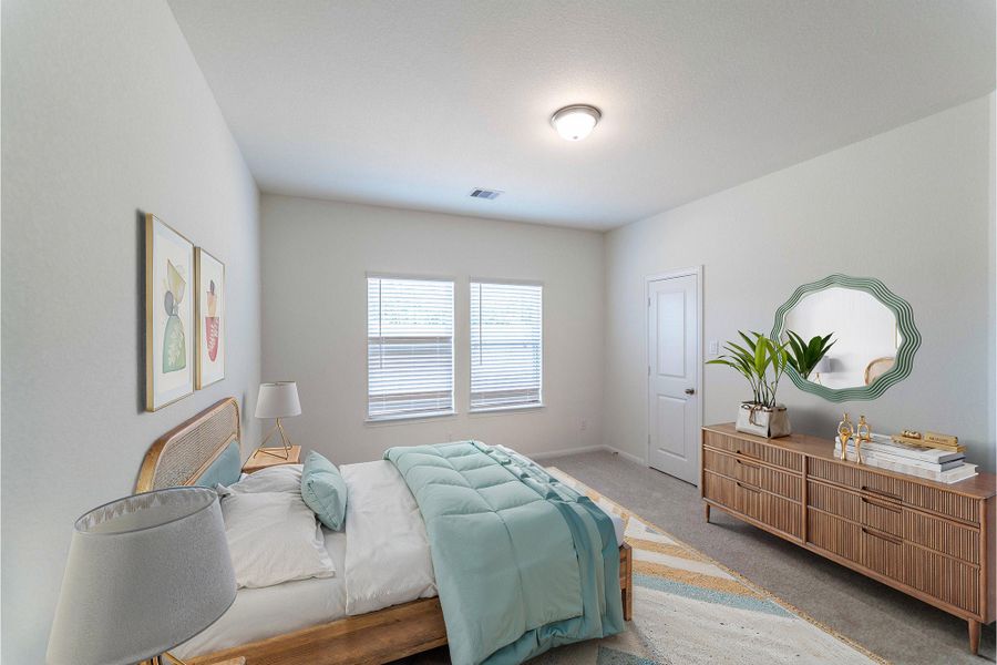 Furnished interior view inside a new home in Cielo, Conroe (Image 9). Furnished interior view inside a new home in Cielo, Conroe (Image 9).