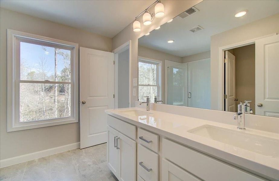 Furnished interior view inside a new home in Wildwood Place, Powder Springs (Image 8).